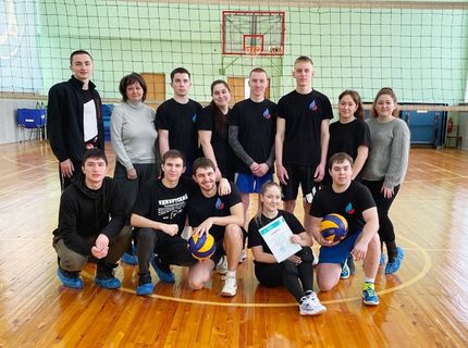 Соревнования по волейболу в рамках Спартакиады среди студентов, проживающих в общежитиях, прошли в УдГУ2